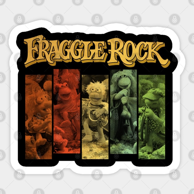 Fraglerock Squad Sticker by sepatubau77